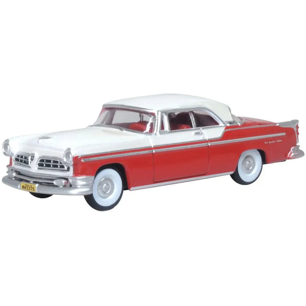 1/87 1955 Chrysler New Yorker Deluxe Coupe St. Regis - Tango Red/Platinum