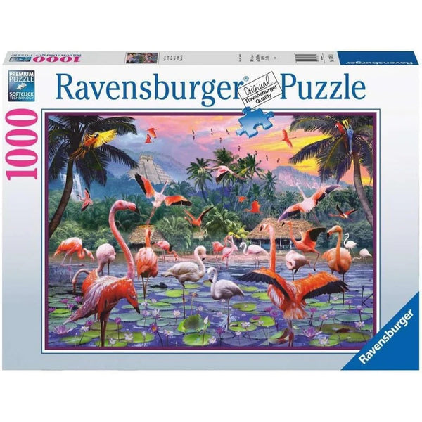 image1_1000pc Pink Flamingos Puzzle
