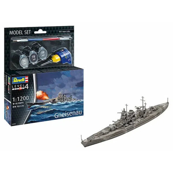 1/1200 Model Set Battleship Gneisenau